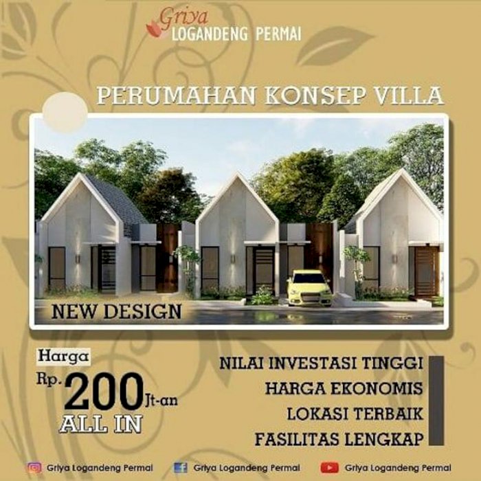 Perumahan fasilitas lengkap area kota wonosari gunungkidul