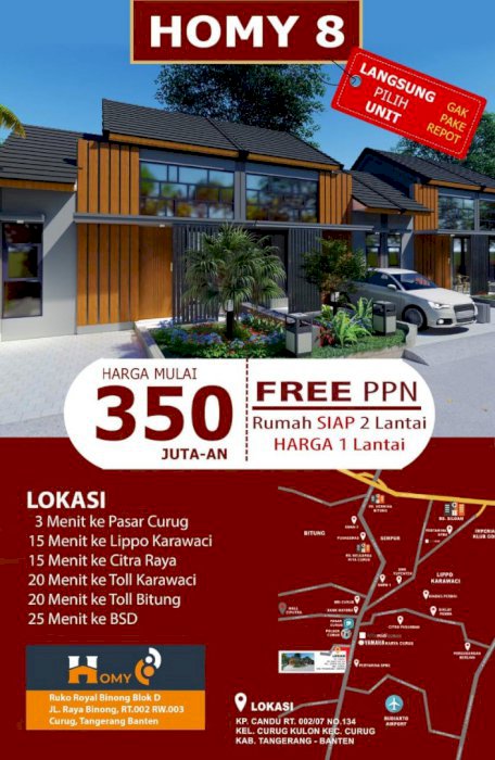 HOMY 8 CURUG TANGERANG