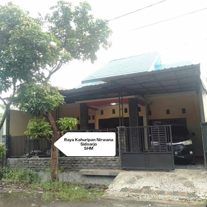Dijual Cepat Rumah  Raya Kahuripan Nirwana - Sidoarjo