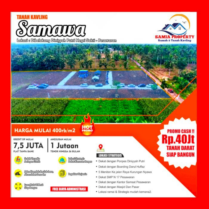 Tanah syari'ah murah di negri sakti