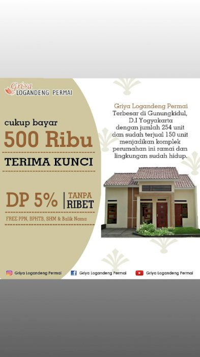 Perumahan minimalis asri dekat kota wonosari gunungkidul