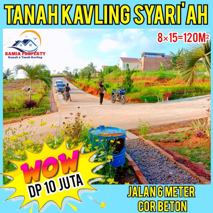 Kavling mudah dekat bunderan Hajimena