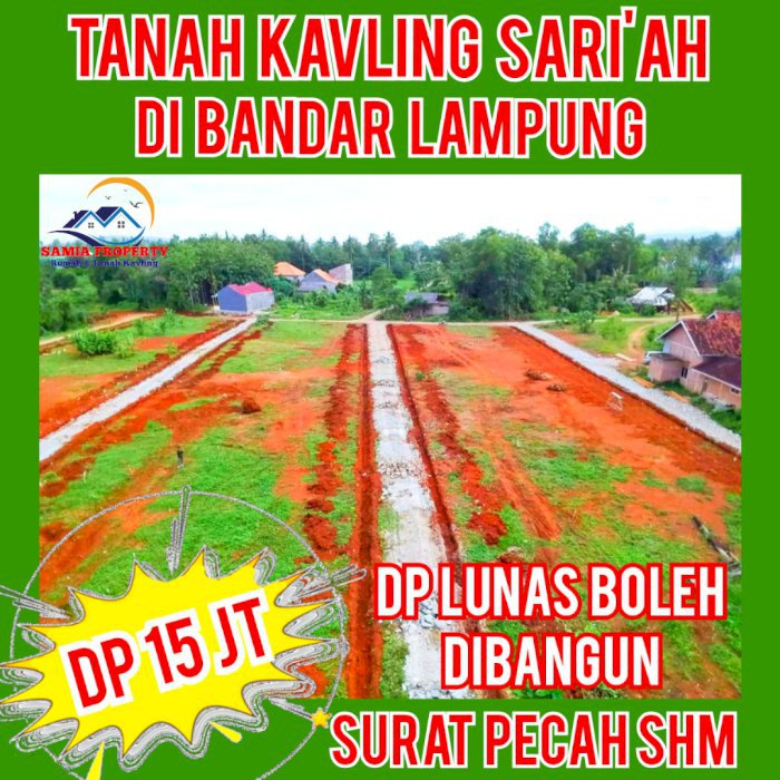 Tanah kavling Rajabasa tengah kota bandar Lampung