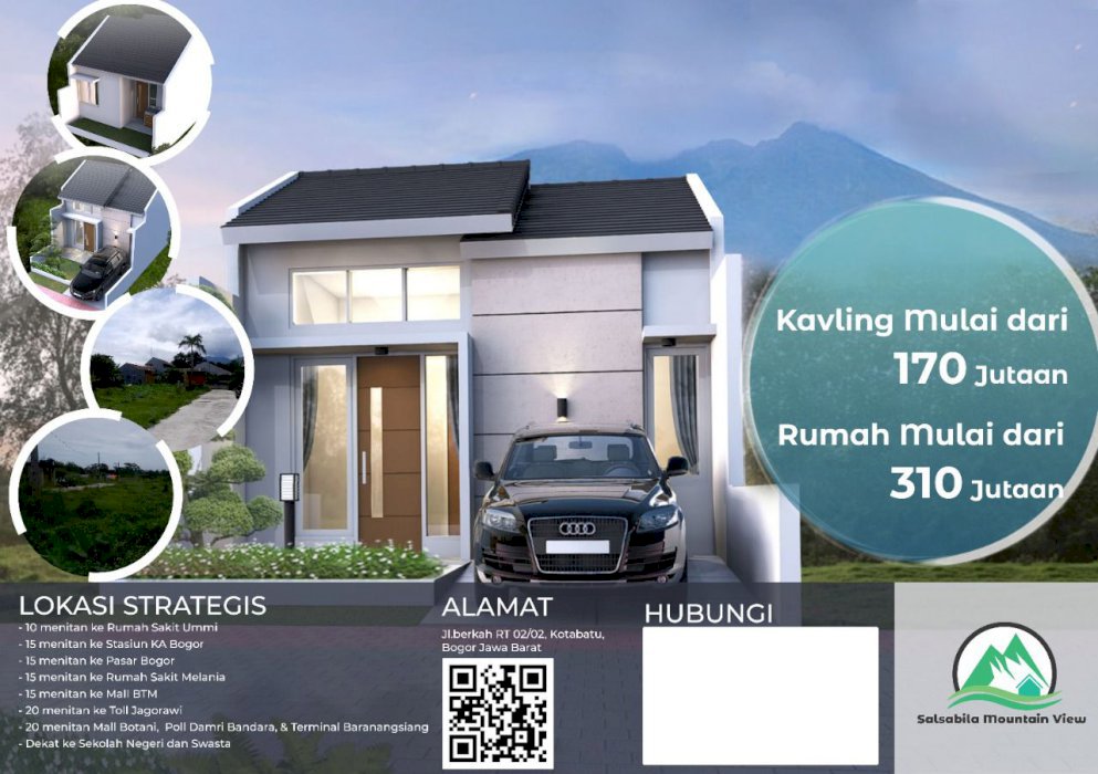 Rumah Murah Tanah Luas Dekat Stasiun Bogor BTM BNR