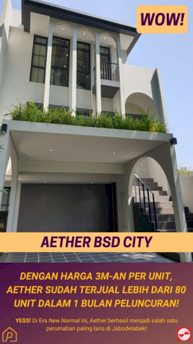 Rumah Cantik Aether  Diskon Menarik Greenwich Park di BSD City