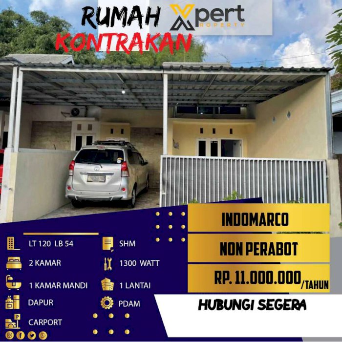 disewakan rumah dekat indomarco jember