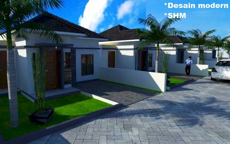 RUMAH DIJUAL LOKASI TEPI ASPAL, SHM, FREE DESAIN, DEKAT KAMPUS