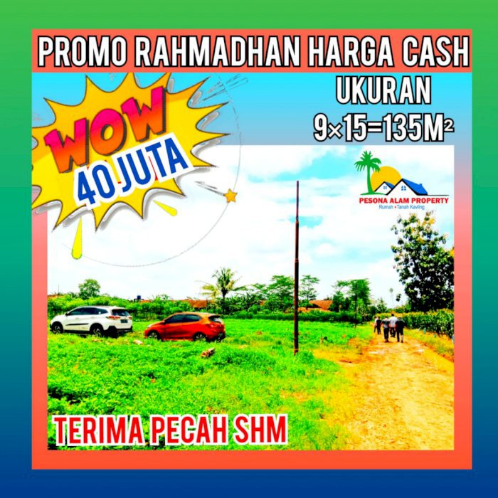 tanah murah di negri sakti dekat ponpes diniyah putri