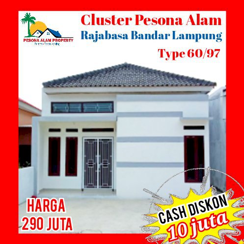 RUMAH CLUSTER MURAH DI RAJABASA BANDAR LAMPUNG