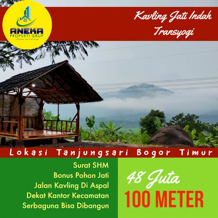 JUAL CEPAT TANAH SHM KAVLING JATI INDAH TRANSYOGI VIEW PEGUNUNGAN