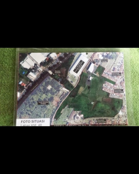 Dijual Tanah = 33.909 m2 Jl JKT BGR KM 48 RP 3, 5 JT/m2 NEGO HALUS