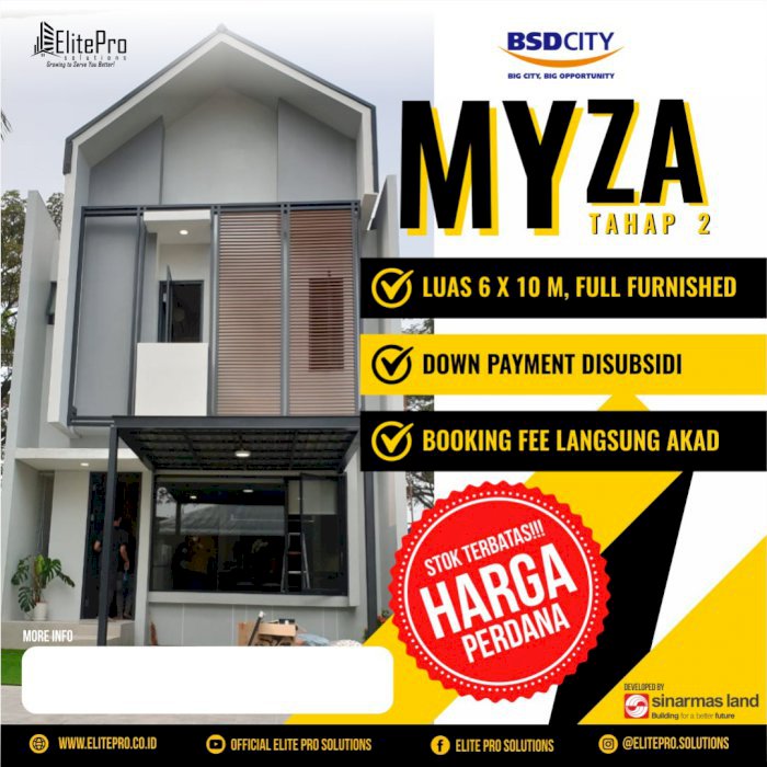Launching Rumah Myza BSD City Tahap 2