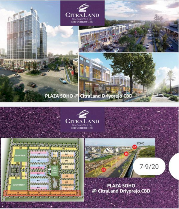 soho 2 lantai di Citraland CBD driyorejo