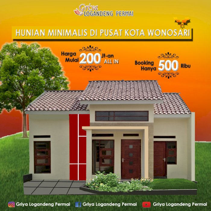 Rumah gunungkidul hanya 200 jutaan