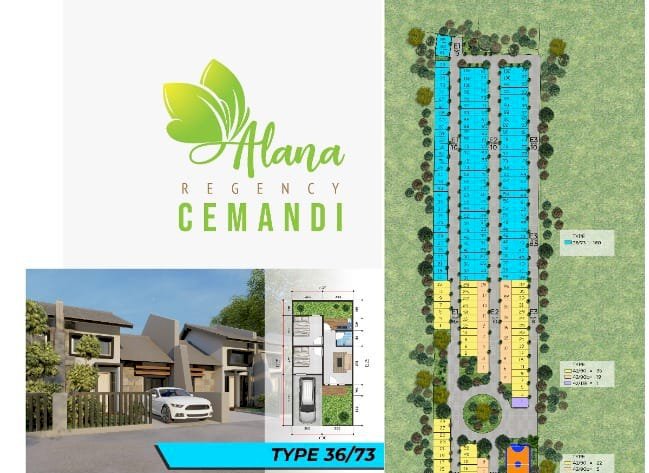 Rumah Type 78/42 Lantai 1 Alana Cemendi Mulai  400 Jutaan