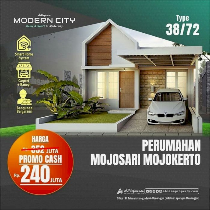 Hunian Scandinavian Mojosari