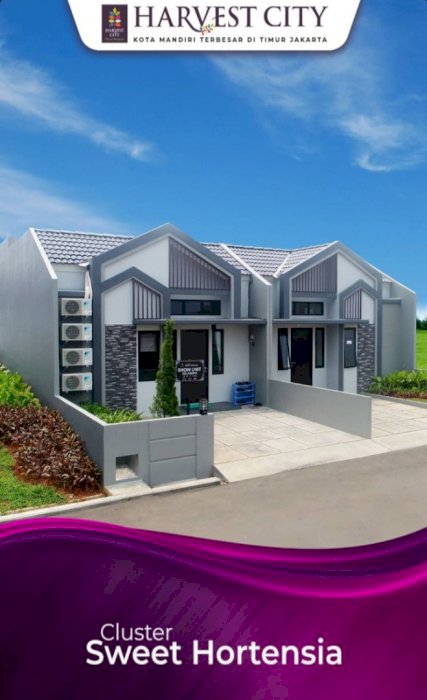 Harvest City Rumah Ready 1 lantai, Cukup bayar 10 jt all in.