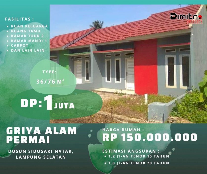Rumah Subsidi Murah Dilampung