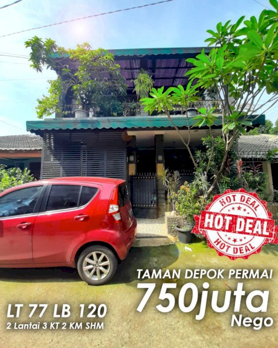 Rumah Asri Komplek Taman  Depok Permai