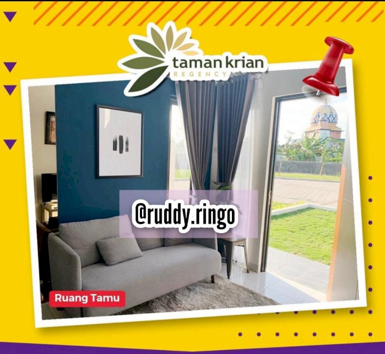 Rumah Taman Krian Regency  300 Juta DP 10% dari harga rumah