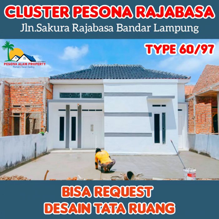 Rumah murah cluster pesona alam Rajabasa bandar lampung