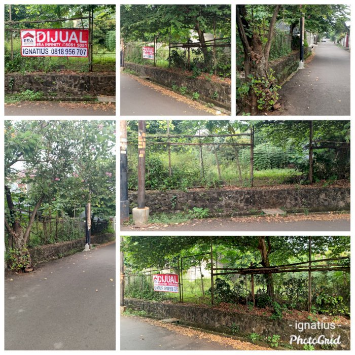 Tanah dijual . Area perumahan