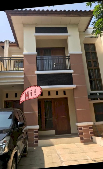 Rumah 2 lantai second Harga 1,45 M nego Di pesona Telaga Cibinong