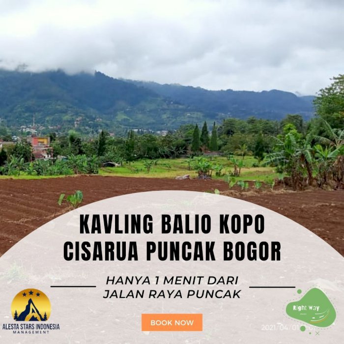 [DIJUAL]- TANAH KAVLING PUNCAK BOGOR