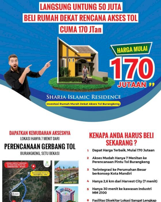 Rumah Shariah di Setu Bekasi
