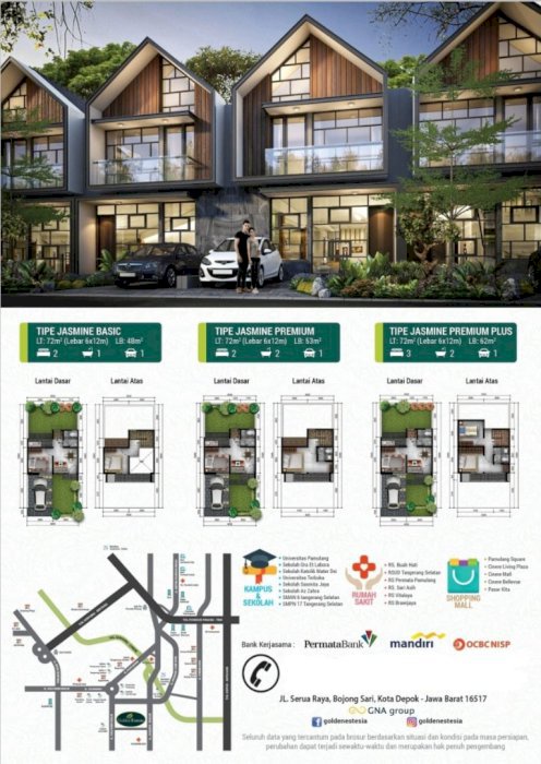 GOLDEN ESTESIA  JUAL RUMAH KEREN DI  JAKARTA SELATAN