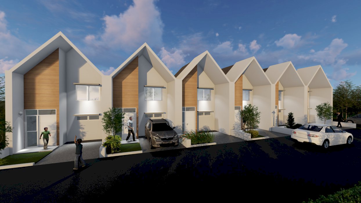 Cluster 2 lantai harga 1 lantai di Cikarang Timur bebas banjir