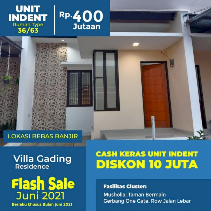 Rumah Discon Menarik Ready Stock Bekasi
