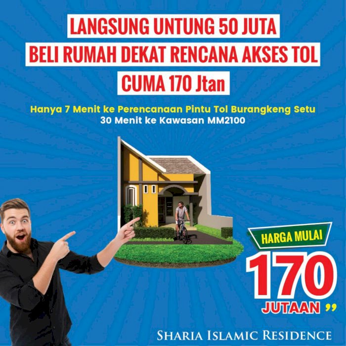 Hunian nyaman di setu bekasi Sharia Islamic Residence