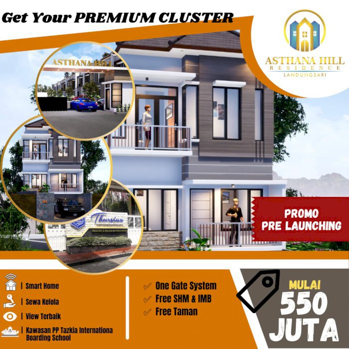 Rumah Mewah Harga Murah ASTHANA HILLS Landungansari Dau Malang Jawa Timur