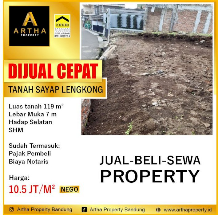 Dijual Cepat Tanah Sayap Lengkong