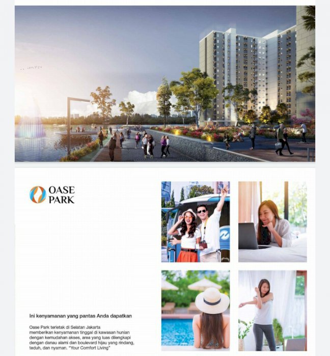 Apartemen Oase Park dengan Konsep TOD