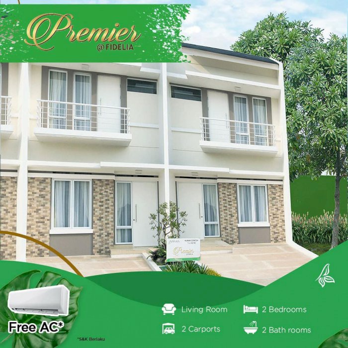 Rumah murah 2 lantai di jual Serpong Natura City