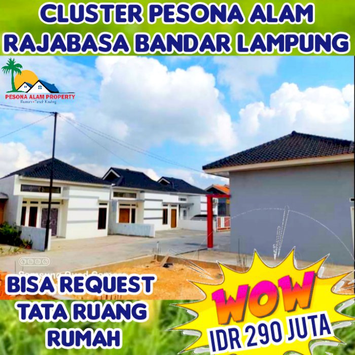 RUMAH MURAH BRO TANPA BANK DI RAJABASA