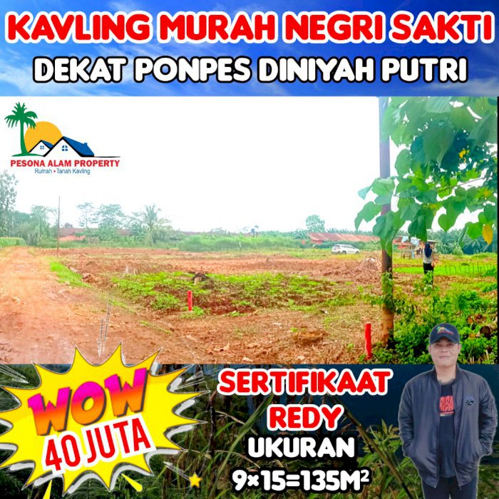 TANAH MURAH NEGRI SAKTI 40 JUTA SERTIFIKAT