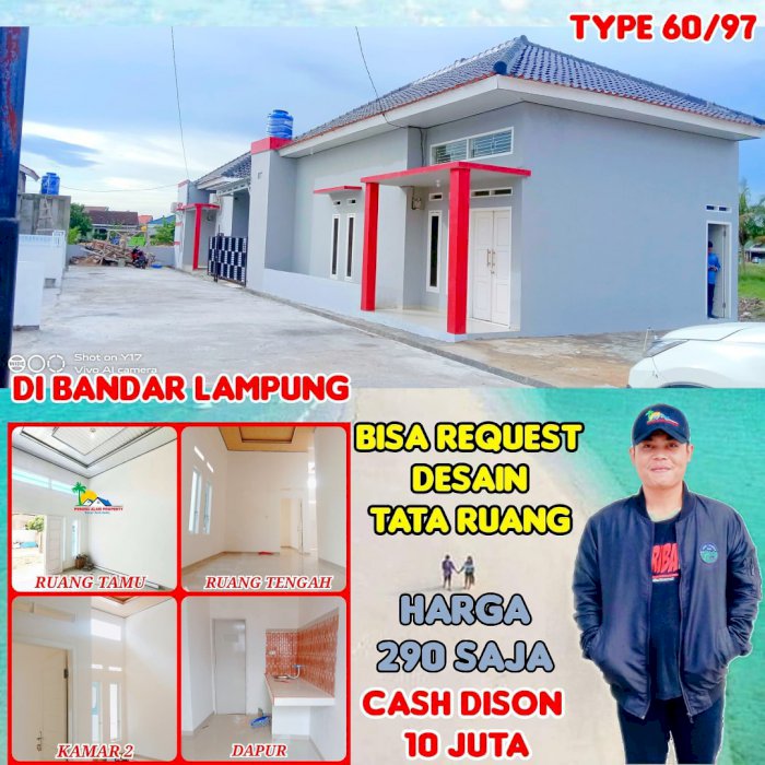 RUMAH SYARI'AH MURAH SAMPING SMA 13 BANDAR LAMPUNG