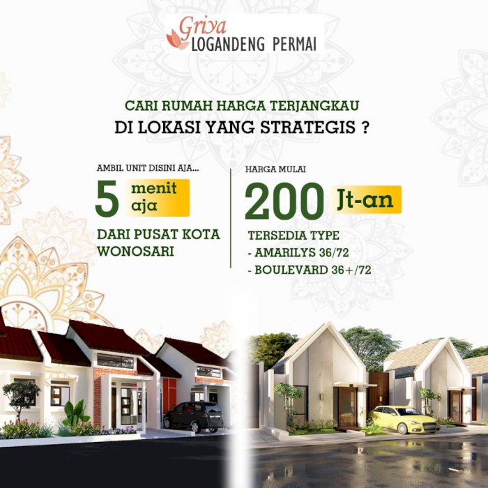 Hunian milenial asri dekat pusat kota Wonosari Gunungkidul