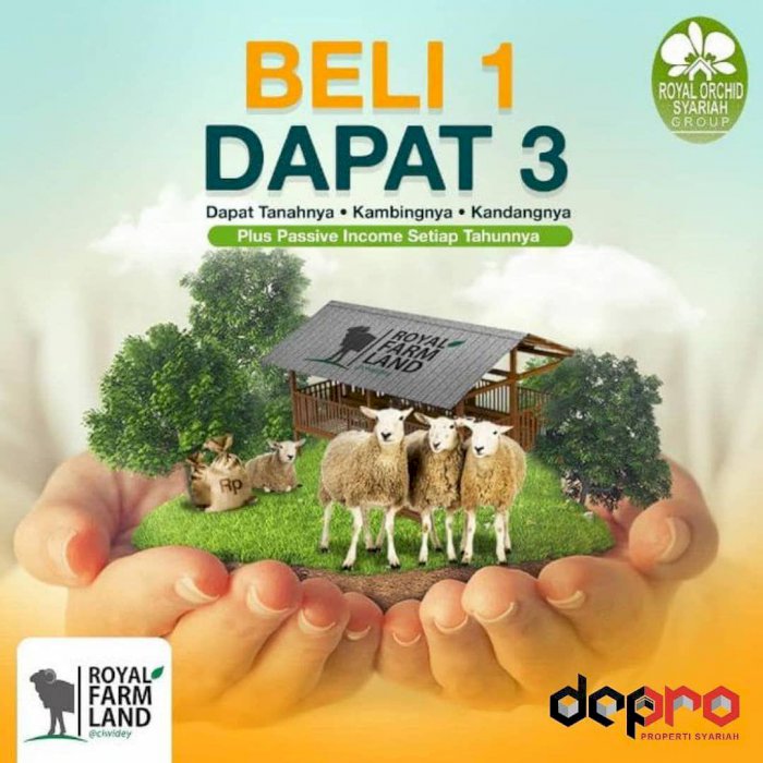 Investasi Kavling Royal Farm Land Ciwidey Beli 1 Dapat 3