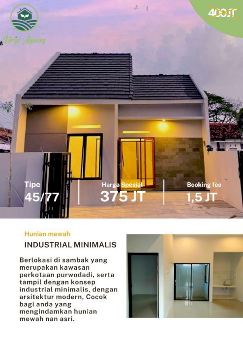 Rumah mewah dijual di Sambak purwodadi grobogan