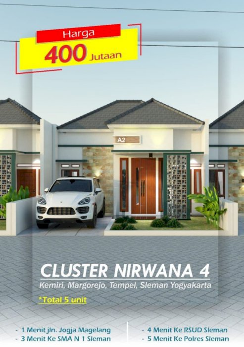 rumah dijual 5 menit ke POLRES SLEMAN