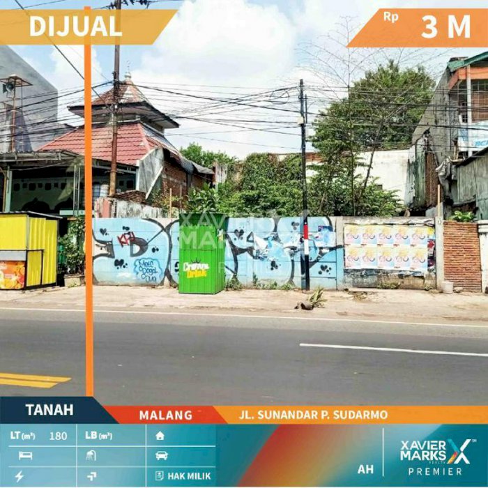 Tanah Kavling di Jalan Sunandar Priyo Sudarmo Kota Malang Siap Bangun