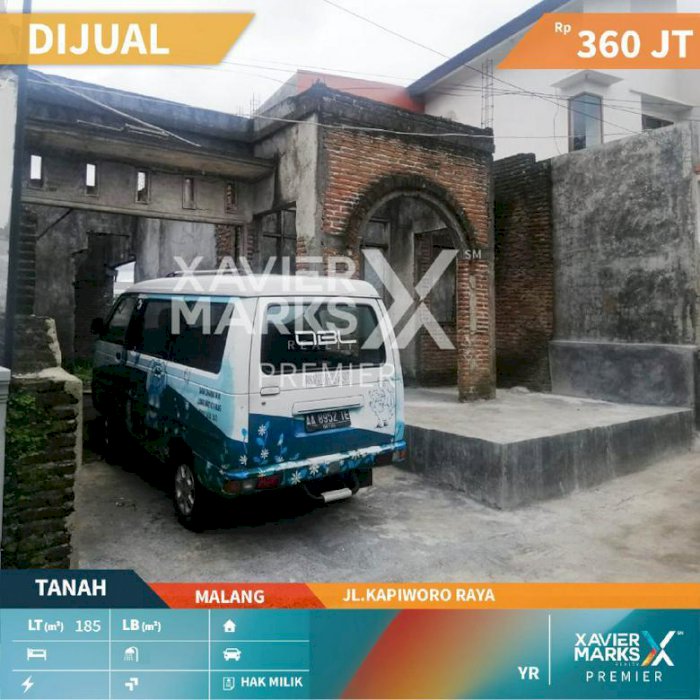 Tanah Potential di Jalan Kapiworo Raya Kota Malang