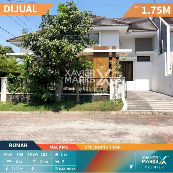 Rumah Cantik dan Minimalis Greenland Tidar Kota Malang