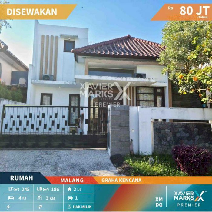 Rumah 2 lantai Di Graha Kencana Malang Hunian dengan Lingkungan Aman dan Nyaman