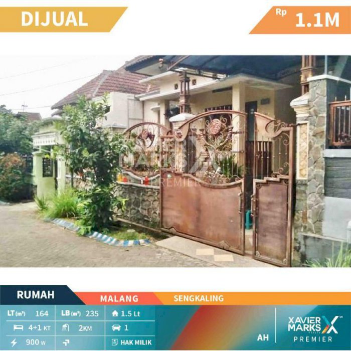 Rumah di Sengkaling Malang Hunian Terawat dan Lingkungan Nyaman