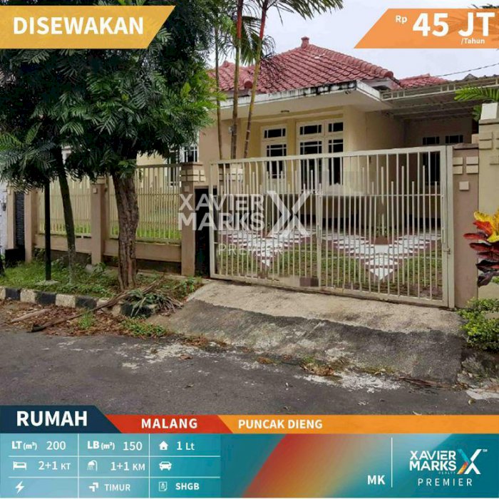 Rumah Puncak Dieng Kota Malang Hunian Terawat dan dengan Kampus Ternama